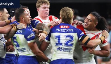 St George Illawarra Dragons show they up for the fight, if not the premiership