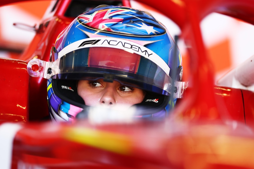 Joanne Ciconte of Australia and MP Motorsport  in F1 Academy