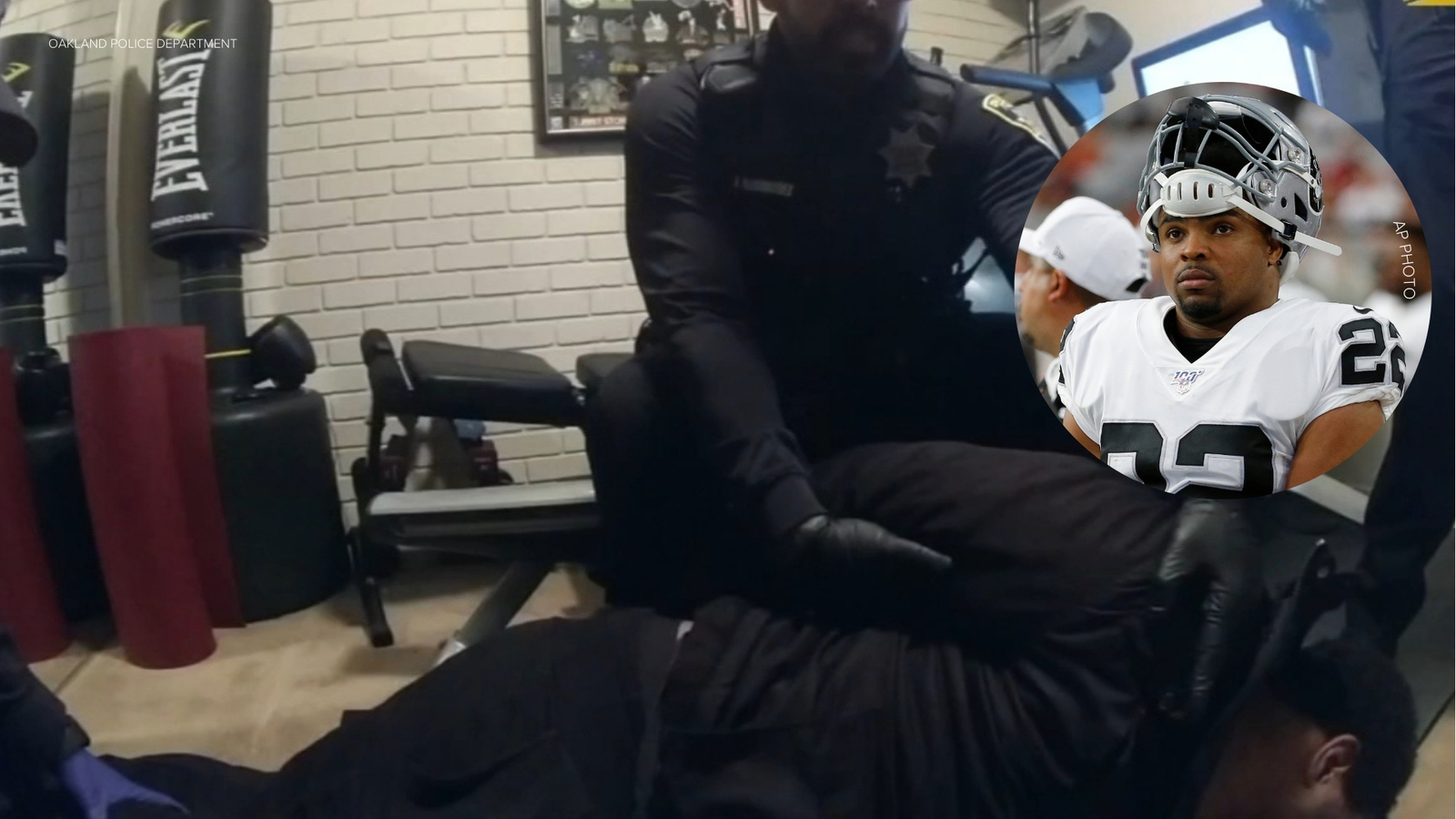 Body camera video shows what happened to ex-NFL player Doug Martin before he died in Oakland police custody