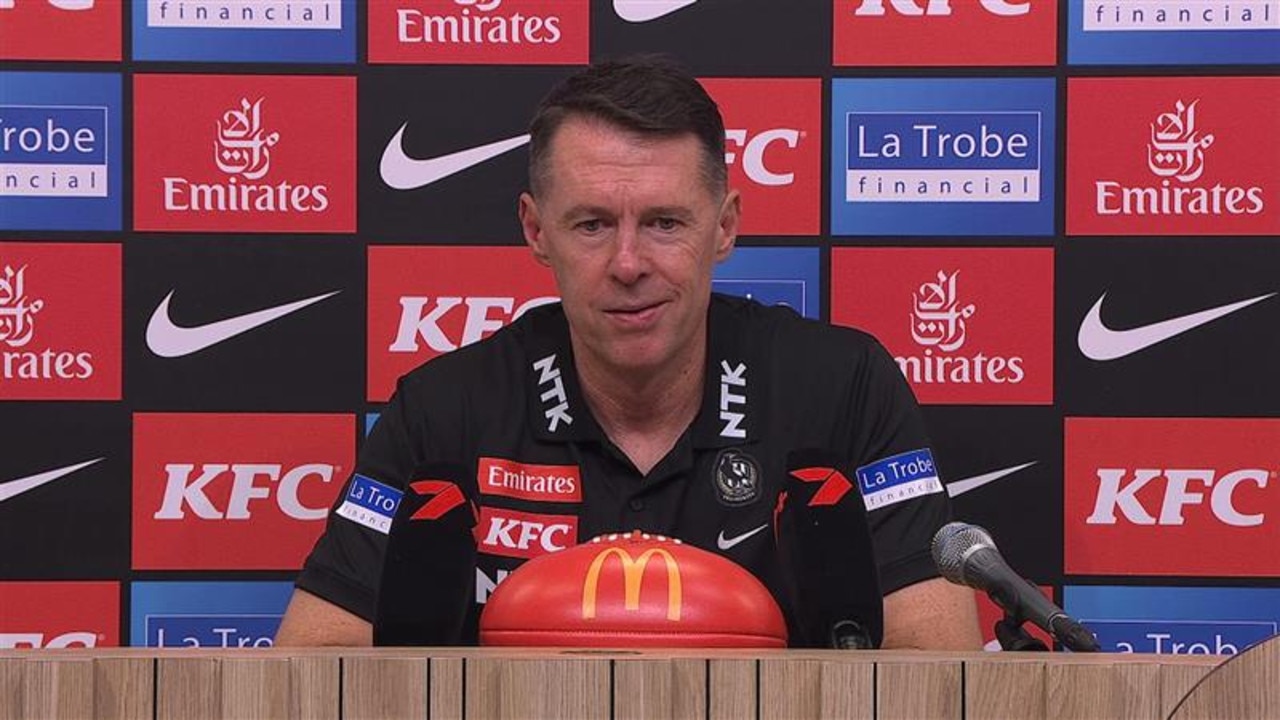 Craig McRae press conference, Collingwood Magpie vs St Kilda result, scores, Nasiah Wanganeen-Milera tag from Harry Perryman, Scott Pendlebury form