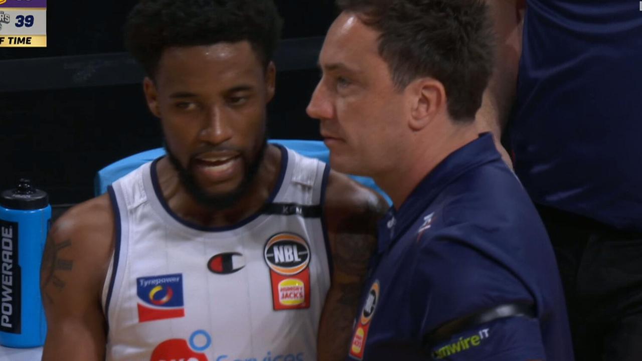 Sydney Kings demolish Adelaide 36ers in Game 1, Andrew Bogut and Nick Rakocevic handshake, Bryce Cotton, Kendric Davis, highlights