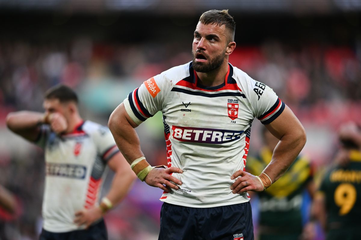 England forward Mike McMeeken.