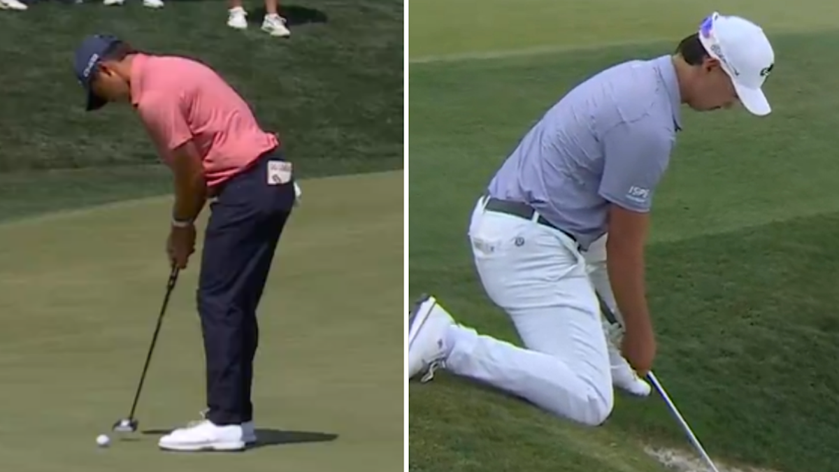 Min Woo Lee stuns with bunker shot at Houston Open, video; Karl Vilips turns birdie into triple bogey