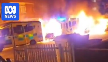 Ambulances for Hatzola Northwest set on fire in Jewish neighbourhood Golders Green in London