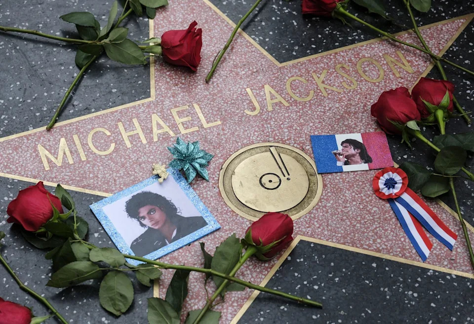 Michael Jackson's star on the Hollywood Walk of Fame