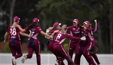 Queensland fire defeat NSW Breakers, video, highlights, Grace Harris hundred, Alyssa Healy farewell