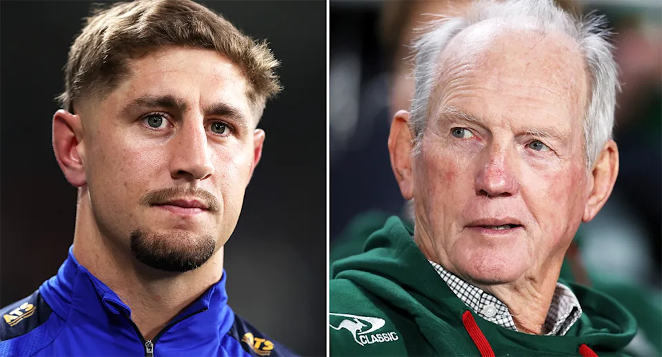 Wayne Bennett and Zac Lomax.