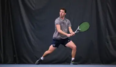 Men’s Tennis Splits Weekend, 1-1 – The Villanovan
