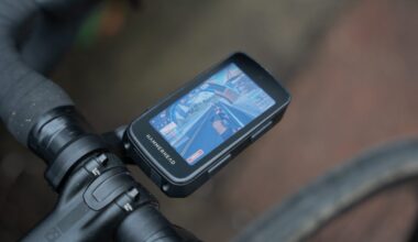 zwift running on a bike computer