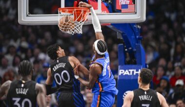NBA: Shai Gilgeous-Alexander of the Oklahoma City Thunder