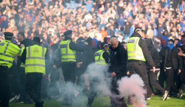 Rangers vs Celtic turns ugly as fans clash on pitch after Scottish Cup tie | Football News