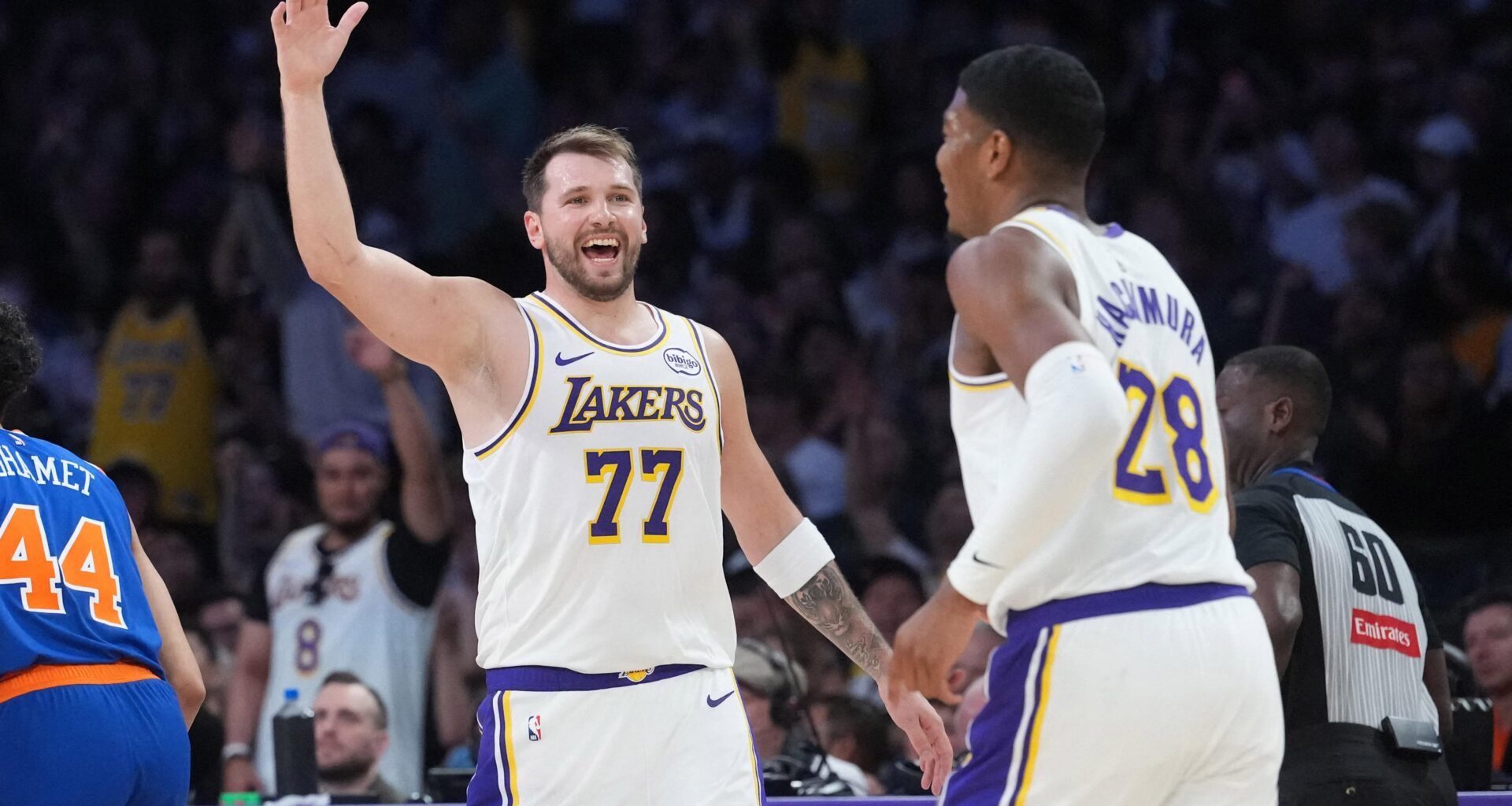 NBA: Luka Doncic of the Los Angeles Lakers