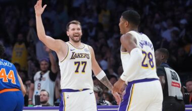 NBA: Luka Doncic of the Los Angeles Lakers