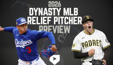 2026 Dynasty MLB Relief Pitcher Preview