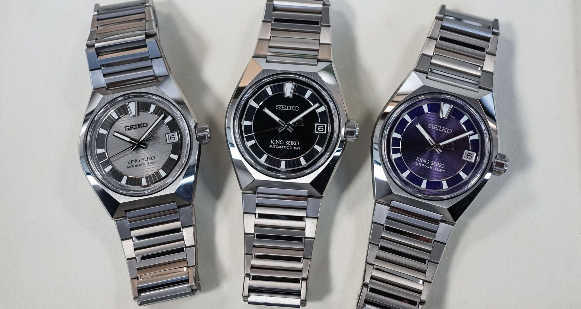 The new King Seiko Vanac Titanium Collection