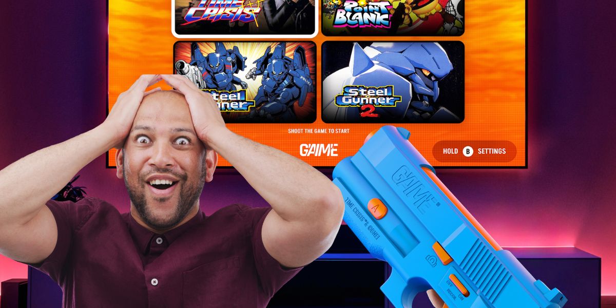 Retro Gaming Done Right! The G'AIM'E Device that Brings Time Crisis Back to the Living Room