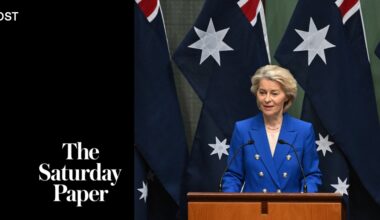 EU Commission president addresses Australian parliament