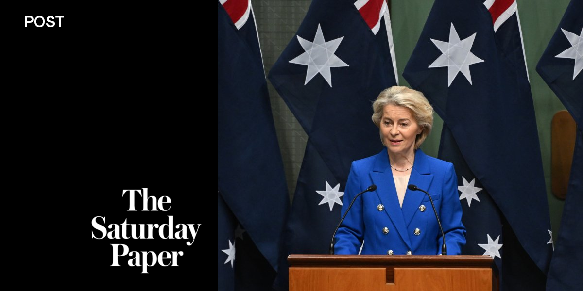 EU Commission president addresses Australian parliament