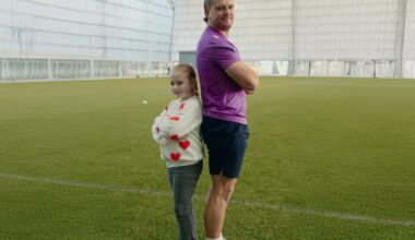 Young fan Darcy meets Scotland rugby star, hero and namesake