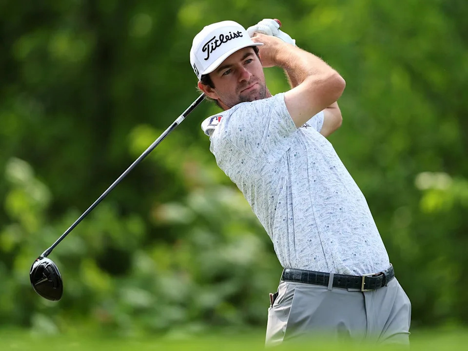 Cameron Young of the United States during a practice round prior to the 2023 PGA Championship in New York.Credit: Andy Lyons/Getty