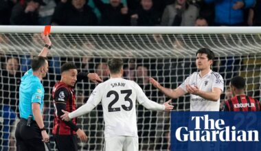 Maguire red card costs Manchester United as Kroupi rescues Bournemouth draw | Premier League