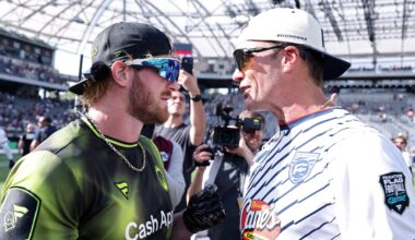 Logan Paul Trolls Tom Brady in Trending Post After Beating NFL Icon in Fanatics Flag Football Game