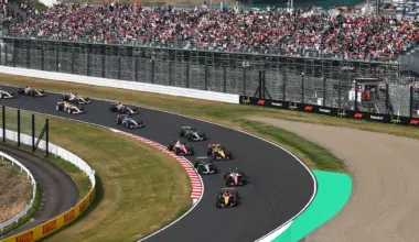 SUZUKA, JAPAN - MARCH 28: Arvid Lindblad of Great Britain and Visa Cash App Racing Bulls looks on