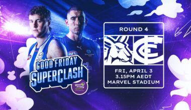 Good Friday SuperClash v Carlton