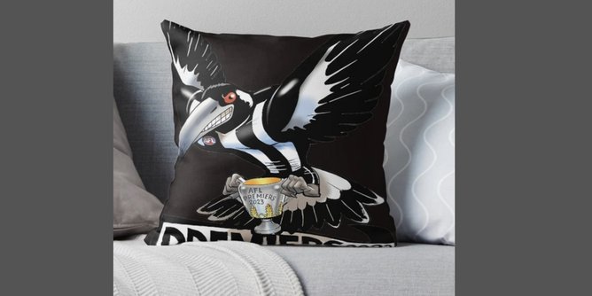 AFL Collingwood Pillow.