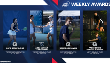Georgetown, Xavier Earn BIG EAST Tennis Weekly Honors