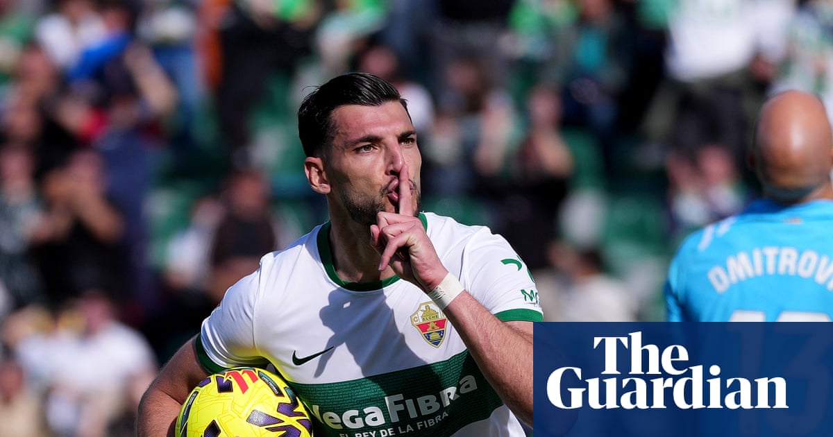 Referee pauses La Liga game after Elche’s Rafa Mir accused of racist insult | La Liga