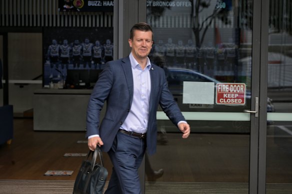 Bulldogs CEO Aaron Warburton is running as a candidate to be one of Canterbury League Club’s three independent directors.