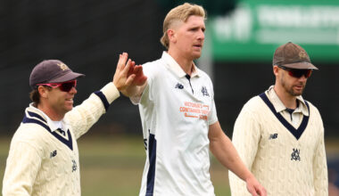 Vics edge ahead as wickets tumble in Shield final
