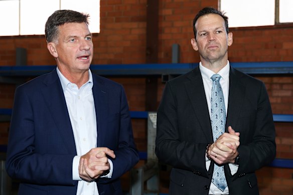 Angus Taylor and Matt Canavan, can you spot the difference?