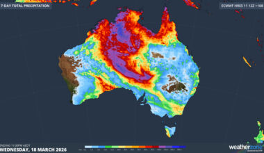 Wet start to autumn continuing for parts of Australia
