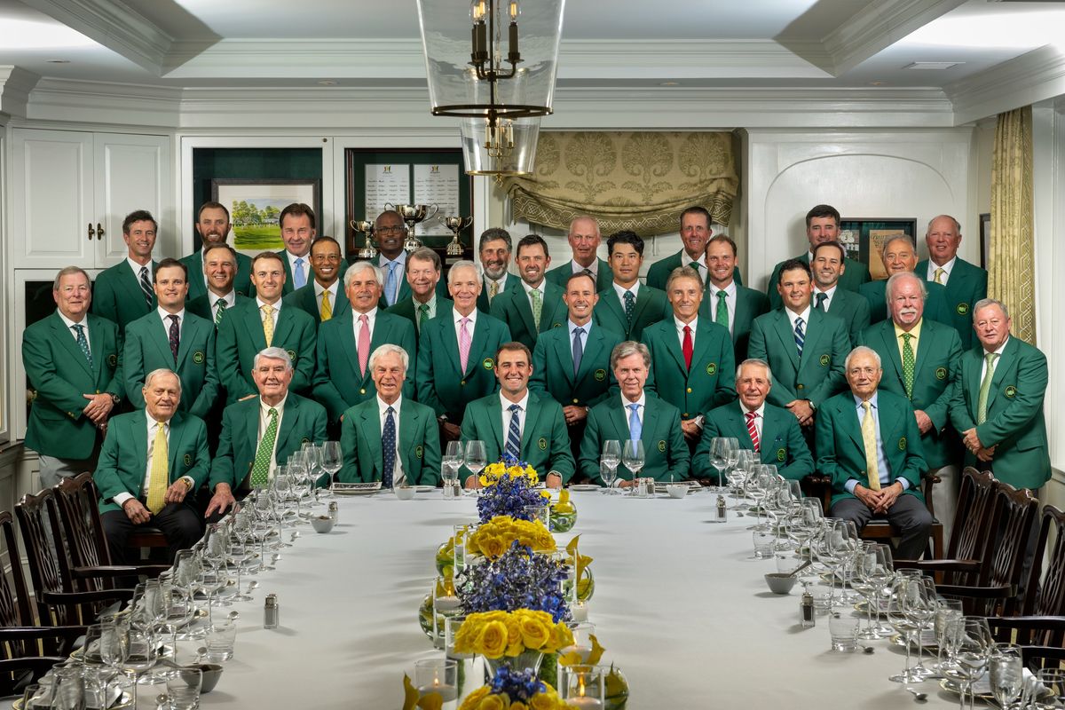Scottie Scheffler hosted his first Champions Dinner for 33 previous Masters winners in 2023