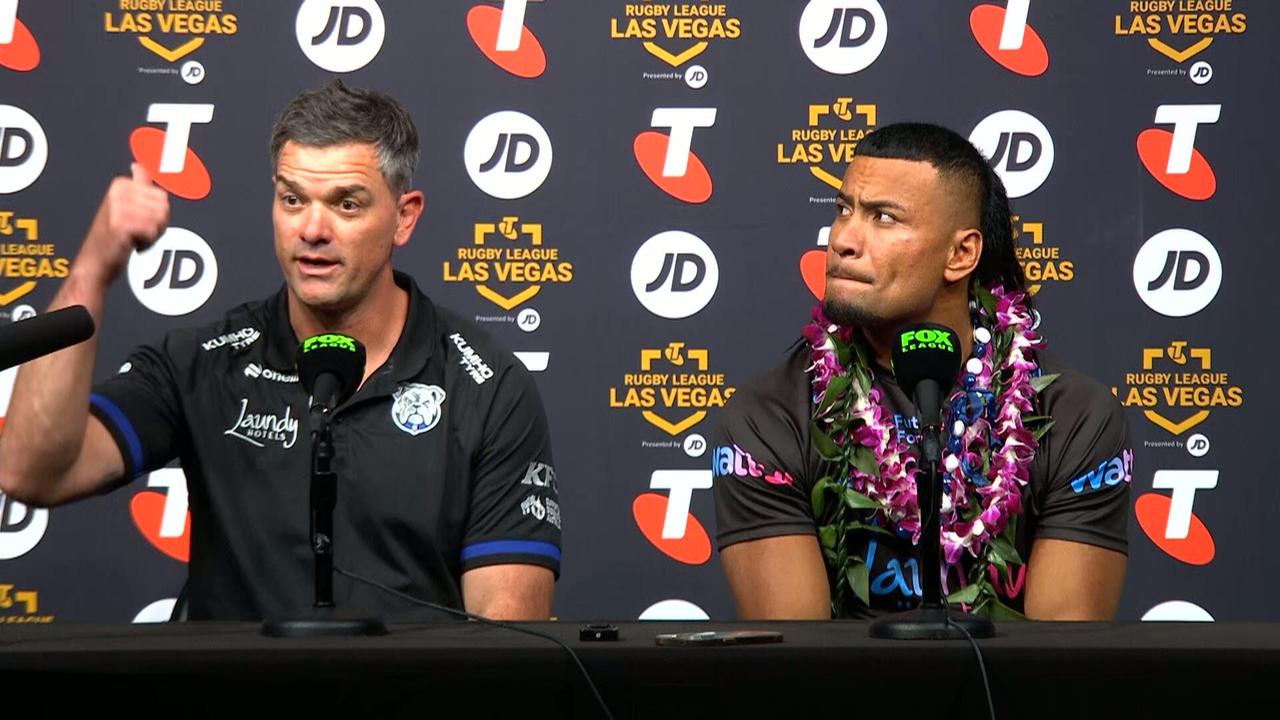 Cameron Ciraldo praises Lachlan Galvin in Canterbury Bulldogs press conference, Las Vegas, Stephen Crichton field goal, Dragons, Shane Flanagan