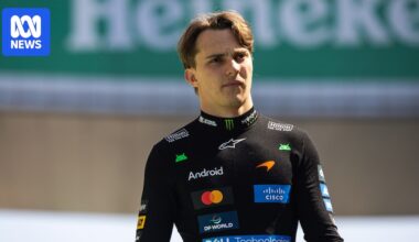 F1 China live: Oscar Piastri starts fifth, Mercedes on front row for Chinese Grand Prix