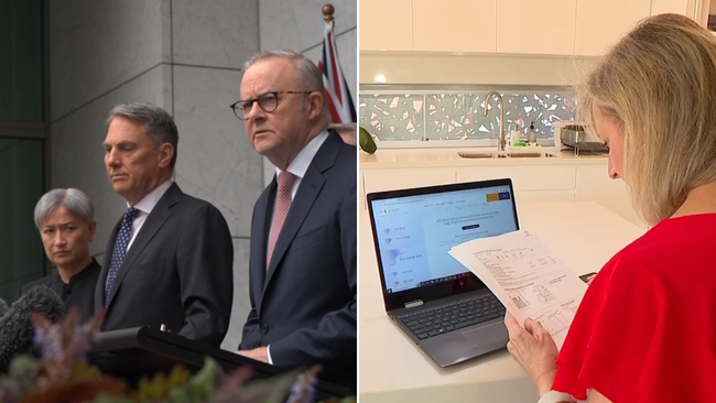 The Albanese government has been blamed for the cost-of-living crisis as interest rates are tipped to rise on Tuesday.