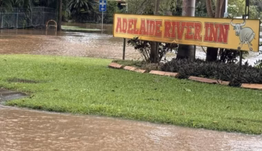 Adelaide River flooding: Darwin region pounded overnight by severe weather