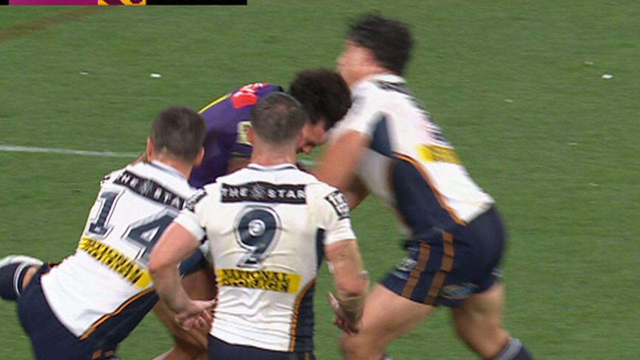 MRC make decision on Kotoni Staggs tackle on Moses Leo, Brisbane Broncos vs Melbourne Storm, Michael Maguire, Reece Walsh tackle, latest news
