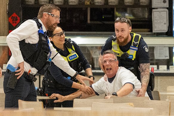 In February, Victoria Police officers took part in a counter-terrorism exercise at a shopping centre designed to train uniformed police on how to respond to armed offender incidents.