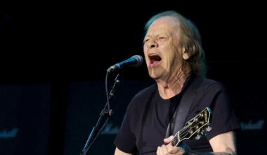 Stevie Young onstage