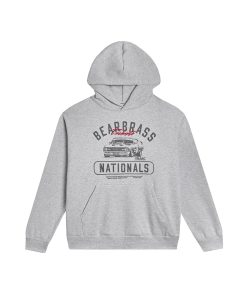 The Backyard Grand Prix collection hoodie, featuring Dick Johnson's Ford XC Falcon.