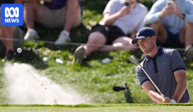 Sweden's Ludvig Åberg leads The Players Championship by three shots after penultimate round