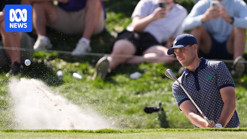 Sweden's Ludvig Åberg leads The Players Championship by three shots after penultimate round