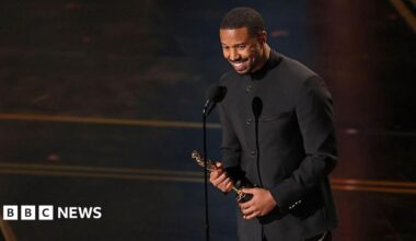 Oscars 2026 live: Sinners' Michael B Jordan wins best actor and Hamnet's Jessie Buckley wins best actress at 98th Oscars