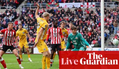 Sunderland v Brighton, Burnley v Bournemouth, Championship and more: football – live | Soccer