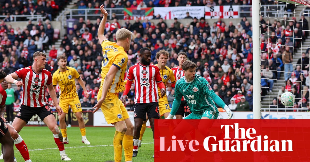 Sunderland v Brighton, Burnley v Bournemouth, Championship and more: football – live | Soccer