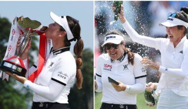 Hannah Greens wins HSBC Women’s World Championship in Singapore, husband Jarryd Felton steps in as caddie, leaderboard, scores, celebrations, photos, videos, highlights